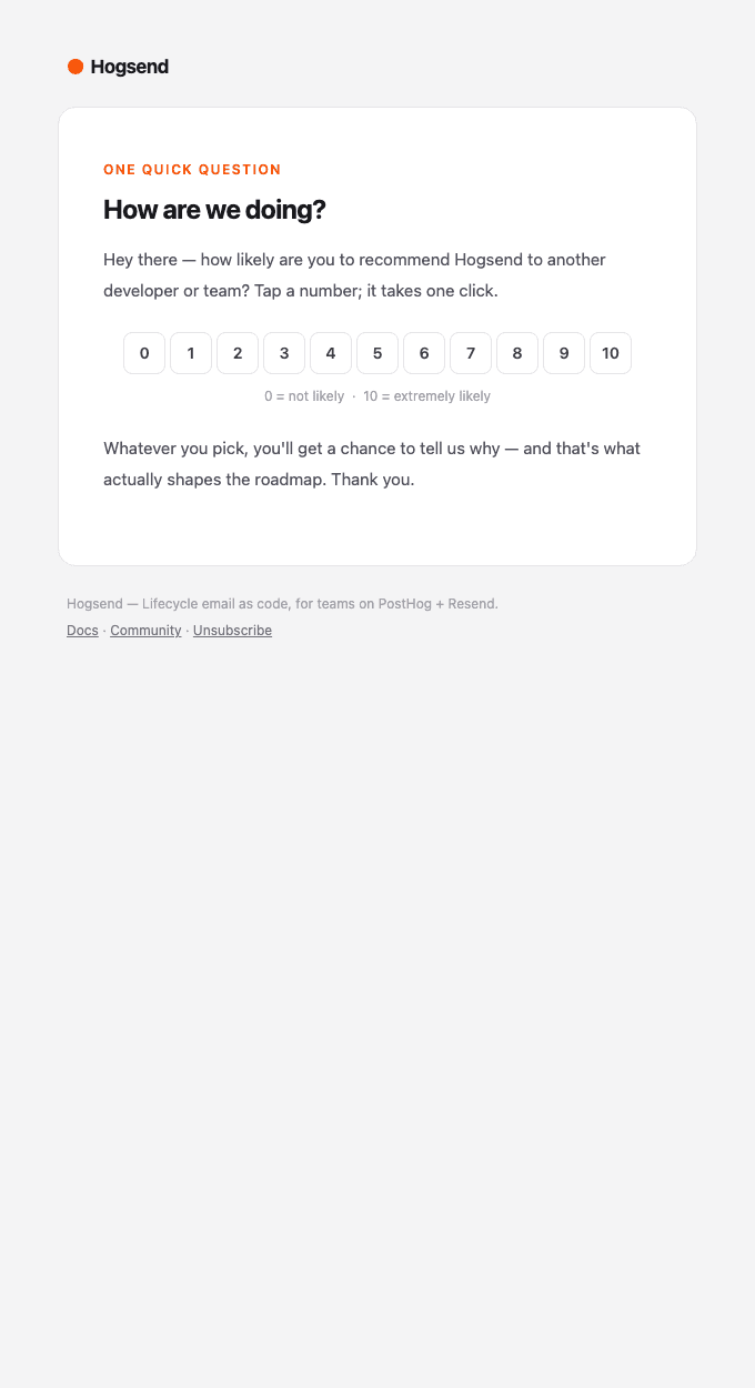 feedback-nps-survey email template preview